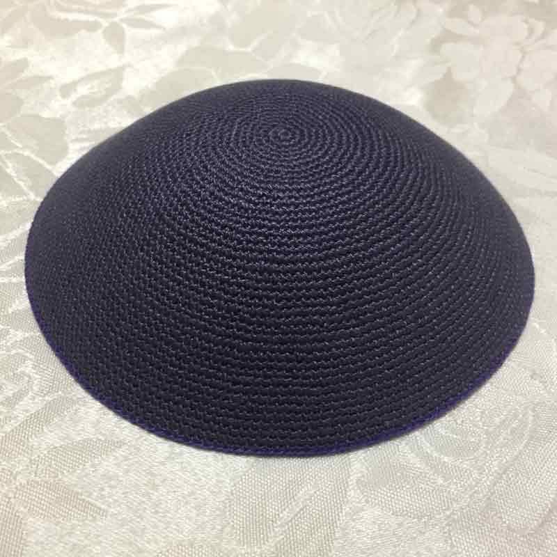 כיפה סרוגה עם פס 15 ס"מ דגם 551