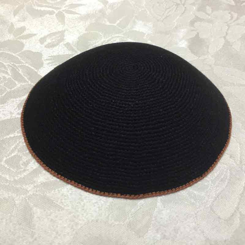 כיפה סרוגה עם פס 15 ס"מ דגם 571