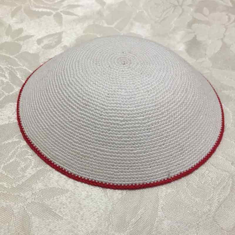 כיפה סרוגה עם פס 15 ס"מ דגם 577