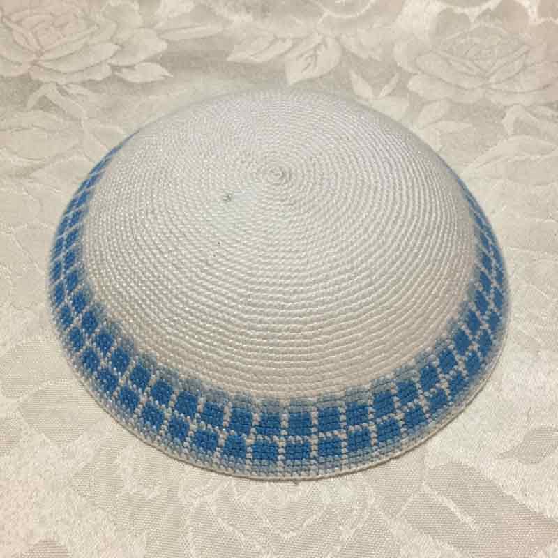 כיפה עבודת יד 17.5 ס"מ דגם 458