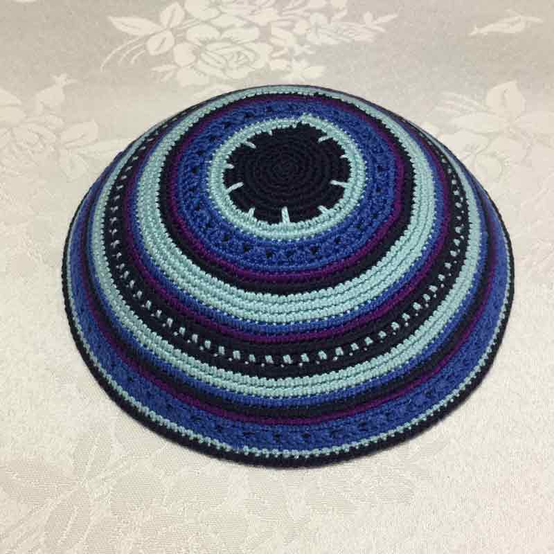 כיפה עבודת יד 15.5 ס"מ דגם 356