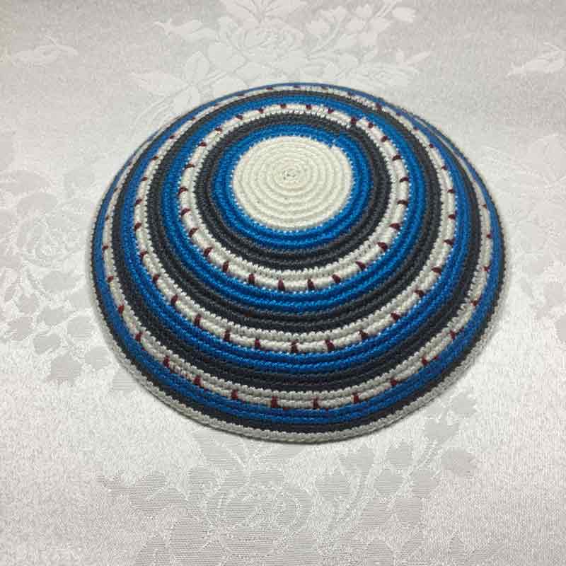 כיפה סרוגה עבודת יד