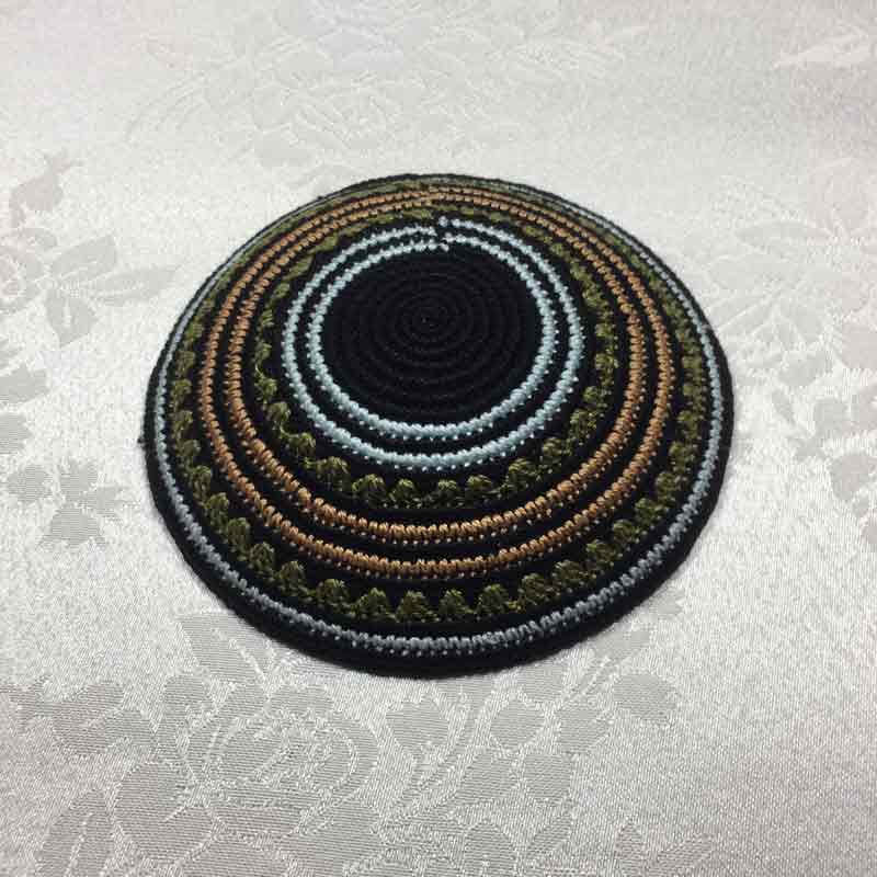 כיפה סרוגה עבודת יד