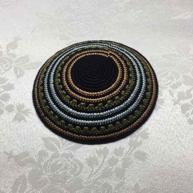 כיפה סרוגה עבודת יד