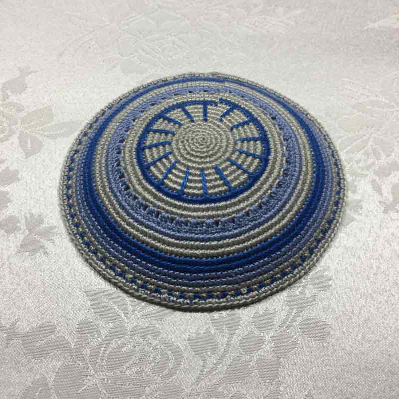 כיפה סרוגה עבודת יד