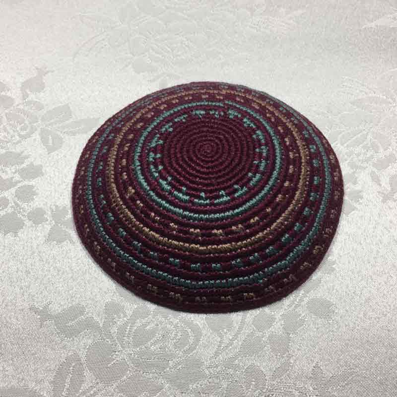 כיפה סרוגה עבודת יד