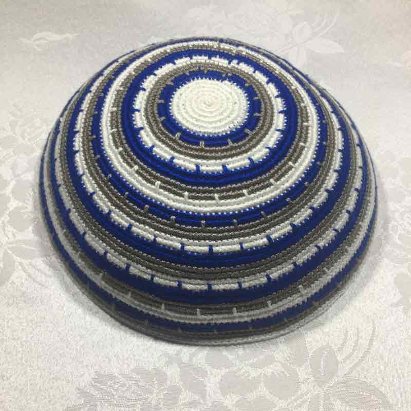 כיפה סרוגה עבודת יד