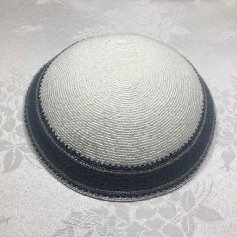 כיפה סרוגה עבודת יד