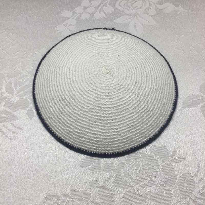 כיפה סרוגה עבודת יד