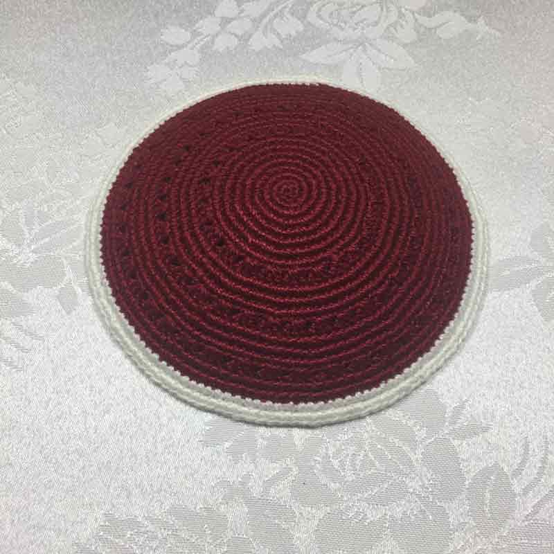 כיפה סרוגה עבודת יד