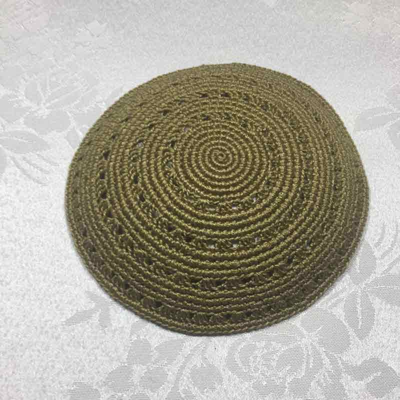 כיפה סרוגה עבודת יד