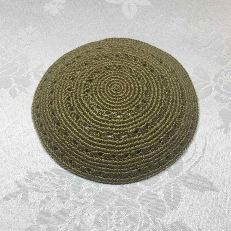 כיפה סרוגה עבודת יד