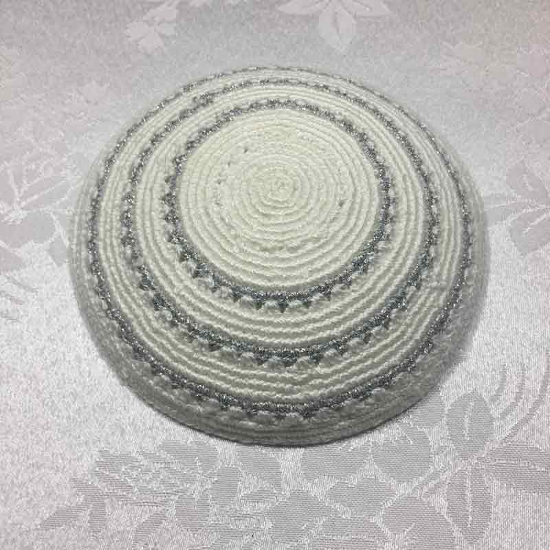 כיפה סרוגה עבודת יד