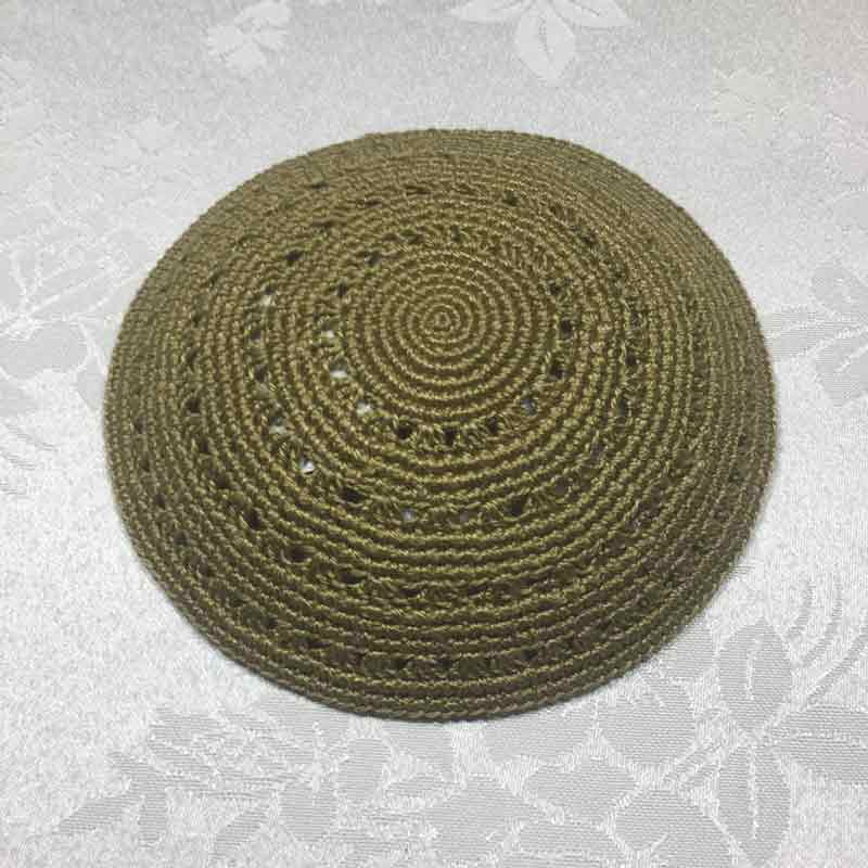 כיפה סרוגה עבודת יד