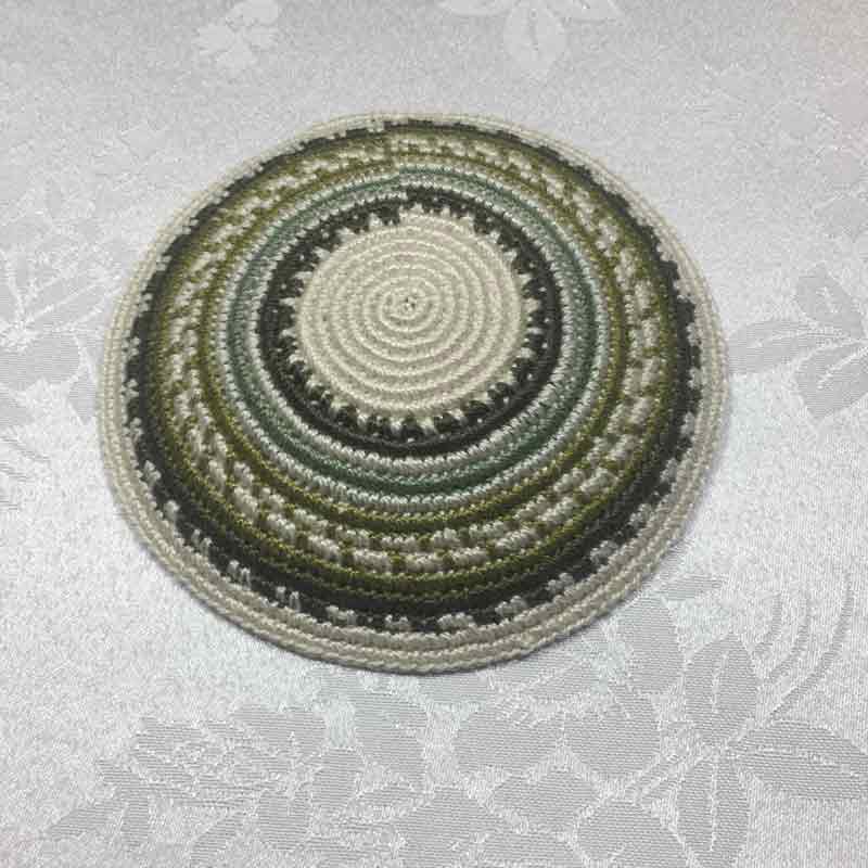 כיפה סרוגה עבודת יד