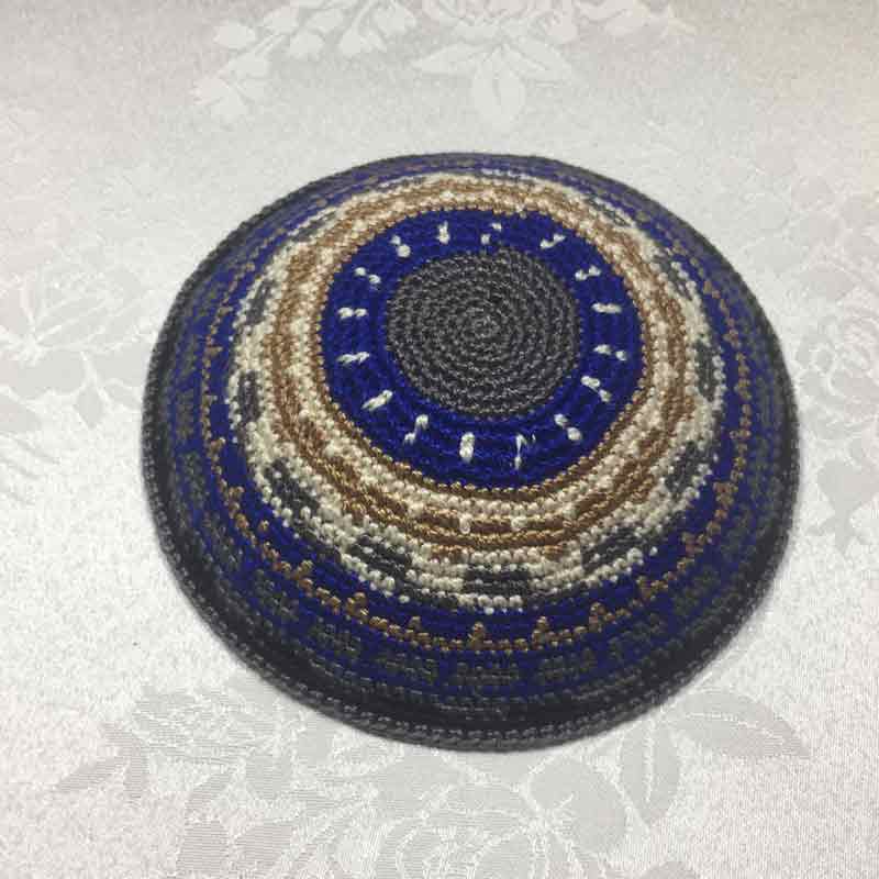 כיפה סרוגה עבודת יד