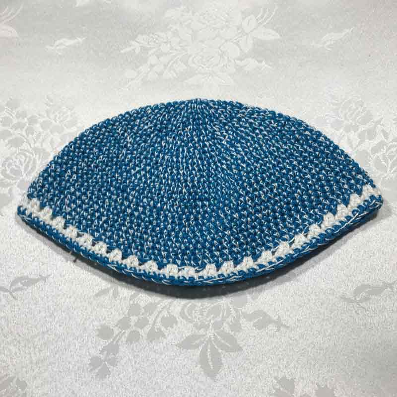 כיפה סרוגה עבודת יד