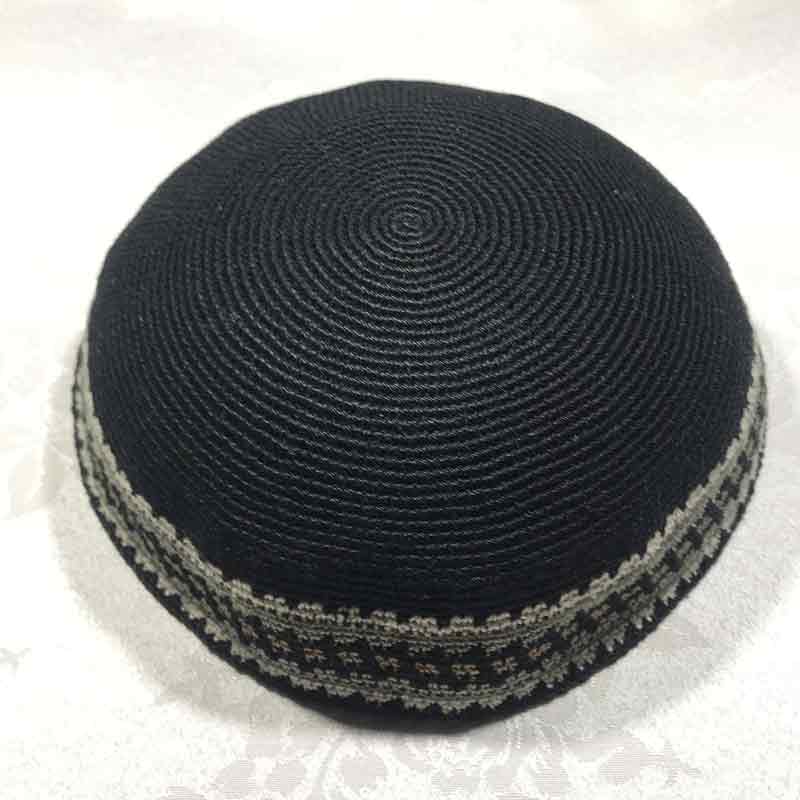 כיפה סרוגה עבודת יד