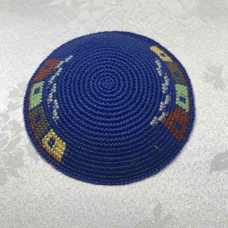 כיפה סרוגה עבודת יד