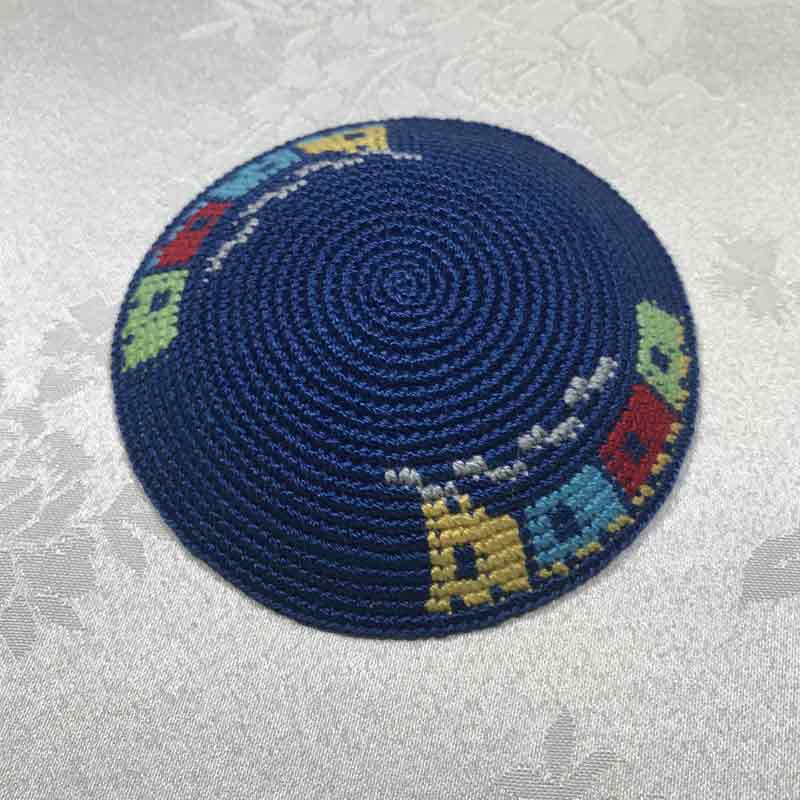 כיפה סרוגה עבודת יד