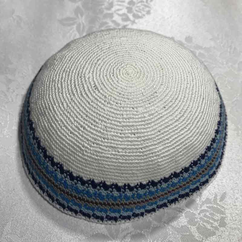 כיפה סרוגה עבודת יד