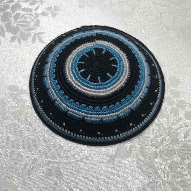 כיפה סרוגה עבודת יד