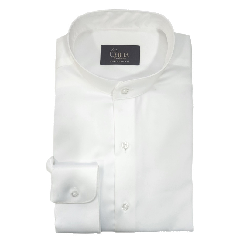 חולצות אוהה טיקט לבן צווארון סיני