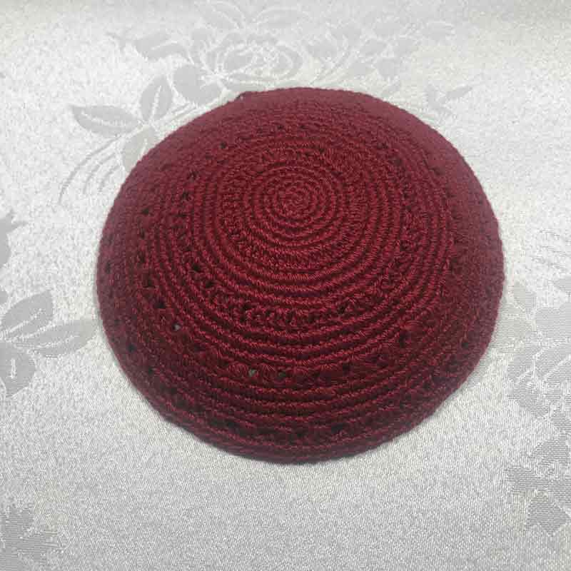 כיפה סרוגה עבודת יד