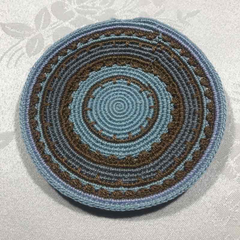 כיפה סרוגה עבודת יד