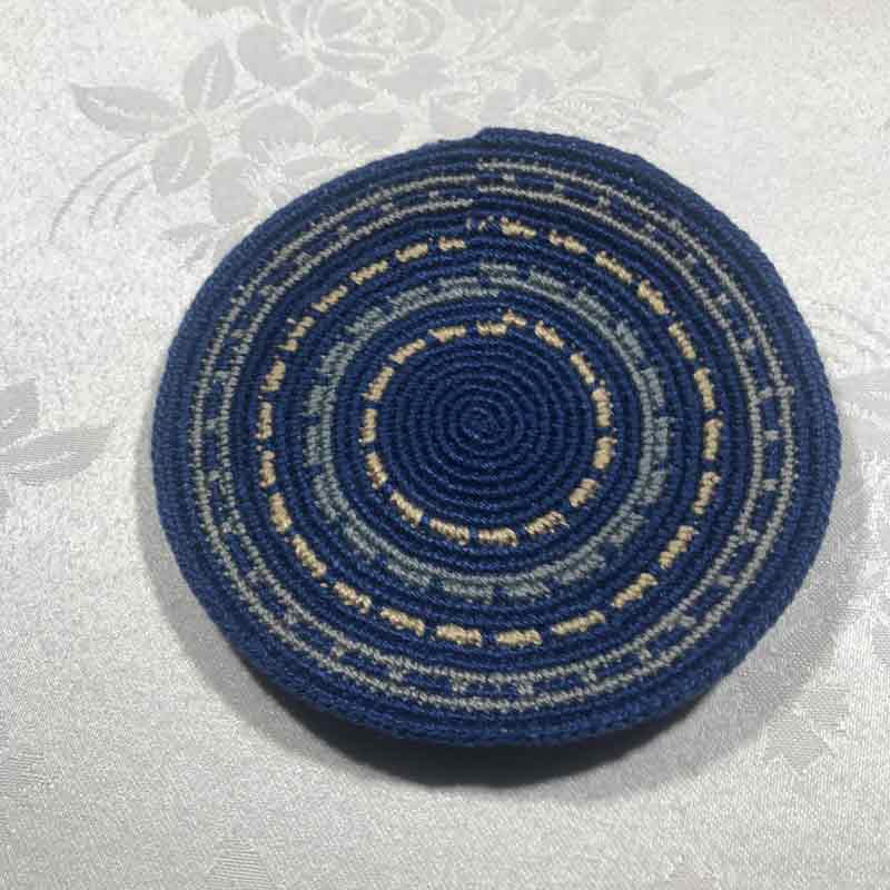 כיפה סרוגה עבודת יד