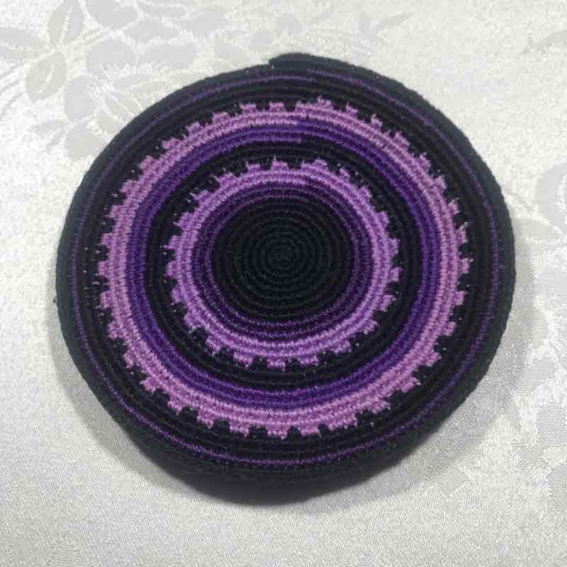 כיפה סרוגה עבודת יד