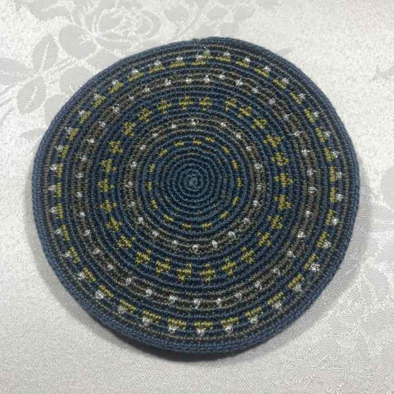 כיפה סרוגה עבודת יד