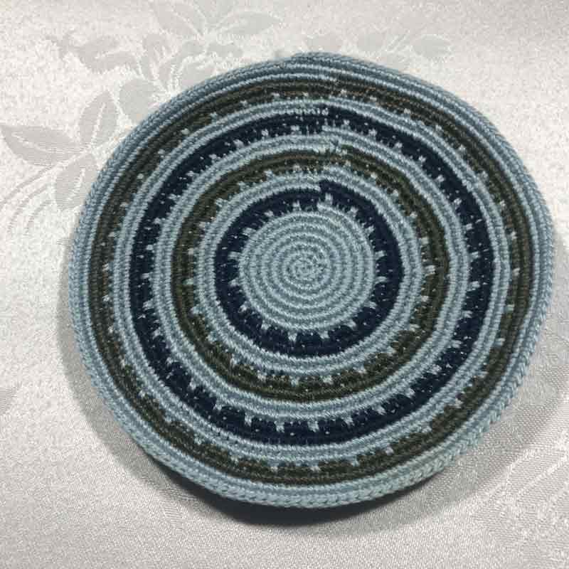 כיפה סרוגה עבודת יד