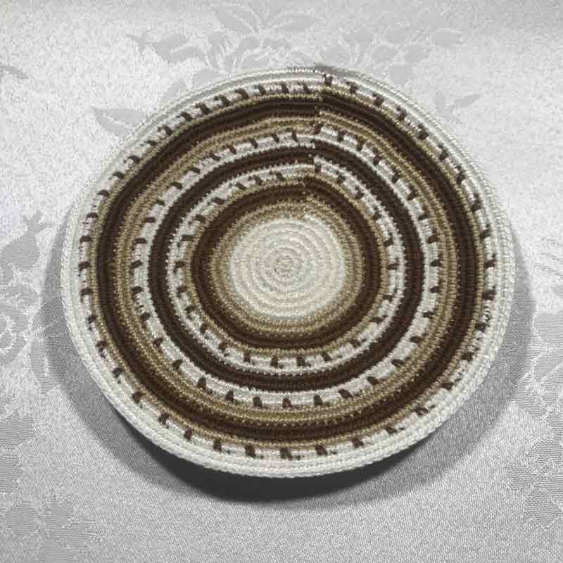 כיפה סרוגה עבודת יד