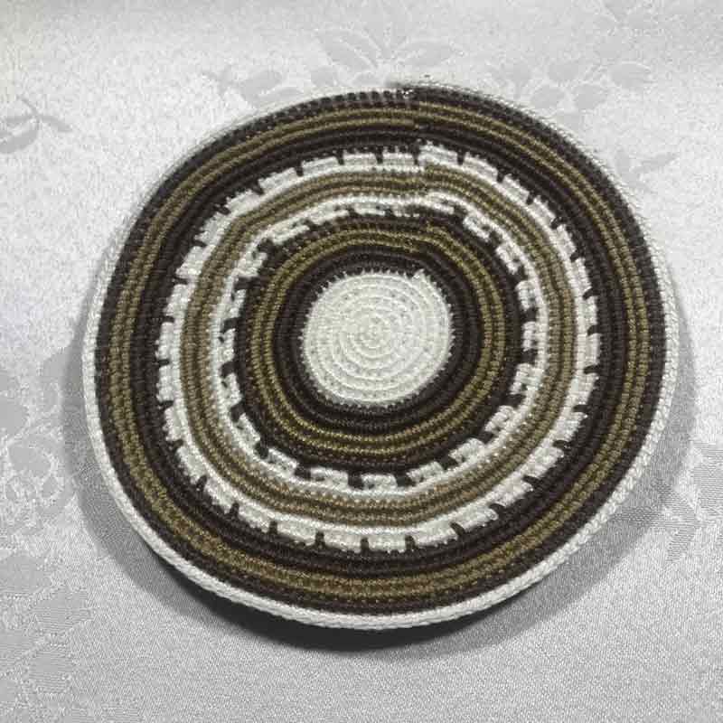 כיפה סרוגה עבודת יד