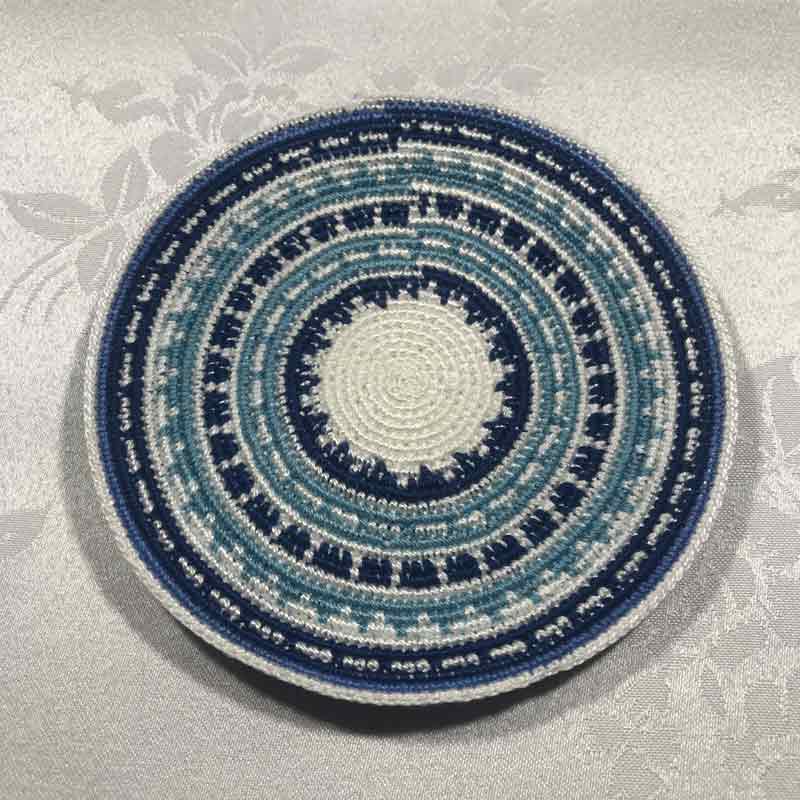 כיפה סרוגה עבודת יד