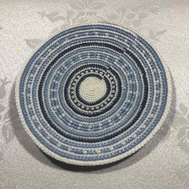 כיפה סרוגה עבודת יד