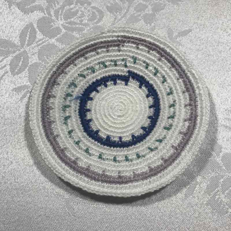 כיפה סרוגה עבודת יד