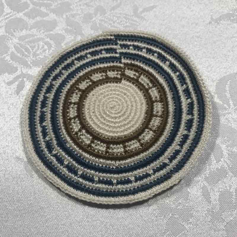 כיפה סרוגה עבודת יד